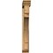 Ekena Millwork Merced Traditional Rough Sawn Bracket w/ Offset Brace, Western Red Cedar, 6"W x 40"D x 44"H BKT0604X40X44MRC01RWR - alternate 4